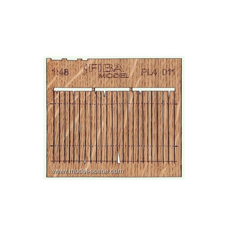 Bretterzaun – beschädigt