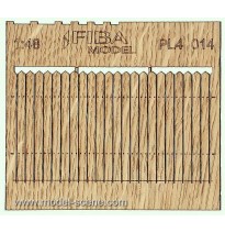 Bretterzaun – spitzer Rand