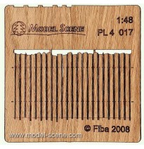 Bretterzaun unregelmäßig – geschnitten II.