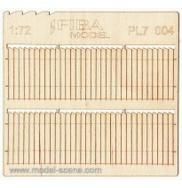 Bretterzaun – schiefer Rand