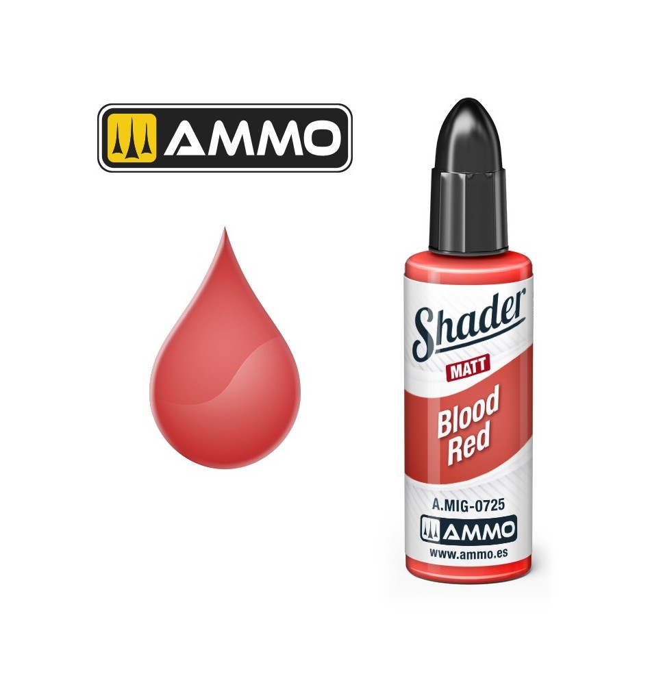 MATT SHADER Blood Red