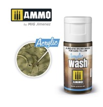 ACRYLIC WASH Brown Wash for Dark Yellow