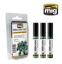 Mechas Green Tones OILBRUSHER SET