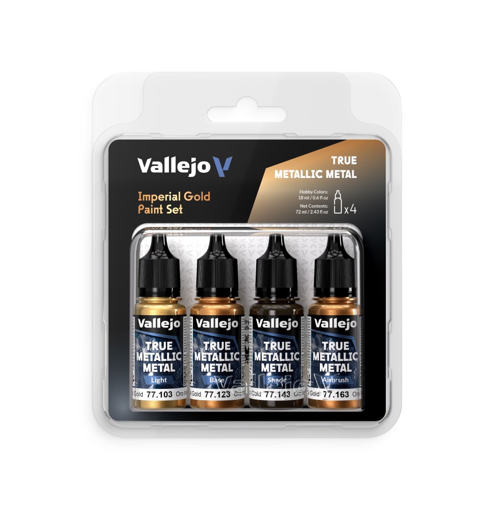 Imperial Gold – True Metallic Metal Paint Set
