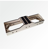 Modulbausatz gerade zweigleisig 15 cm – Endkopfteil 2D99 und 2E99