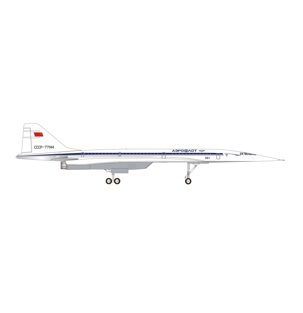TU-144S Tupolev LeBourget 1975