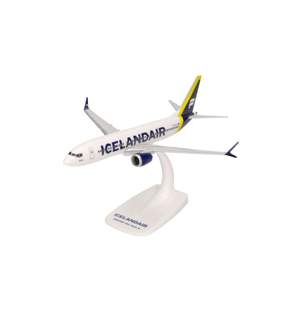 B737 Max 8 Icelandair yellow
