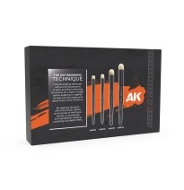 SET OF DRY BRUSHES