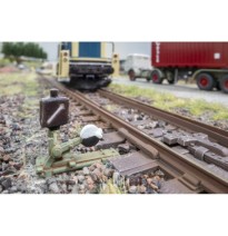 Stellhebel mit Weichenlaterne rechts