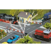 Beschrankter Bahnübergang