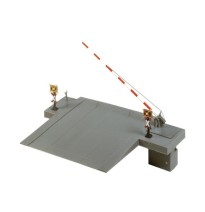 Beschrankter Bahnübergang