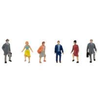 Treppensteigende Personen