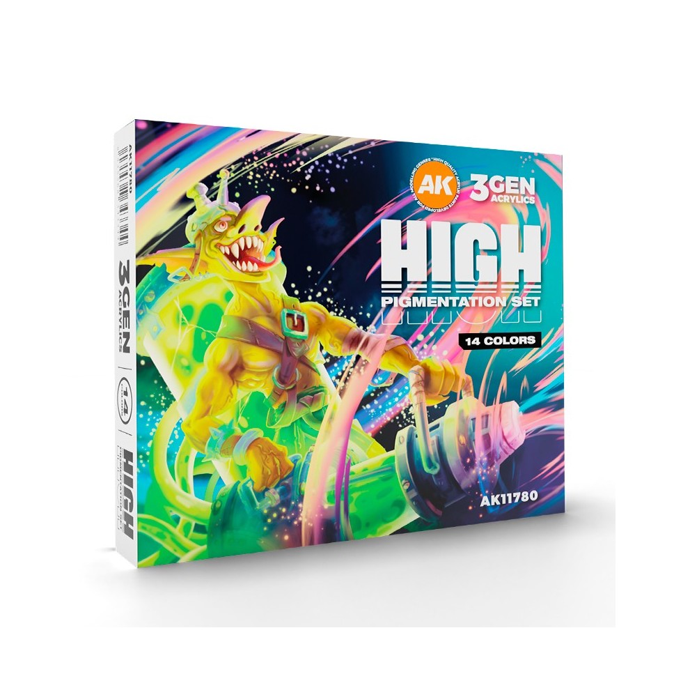 3GEN HIGH PIGMENTATION SET 14 COLORS