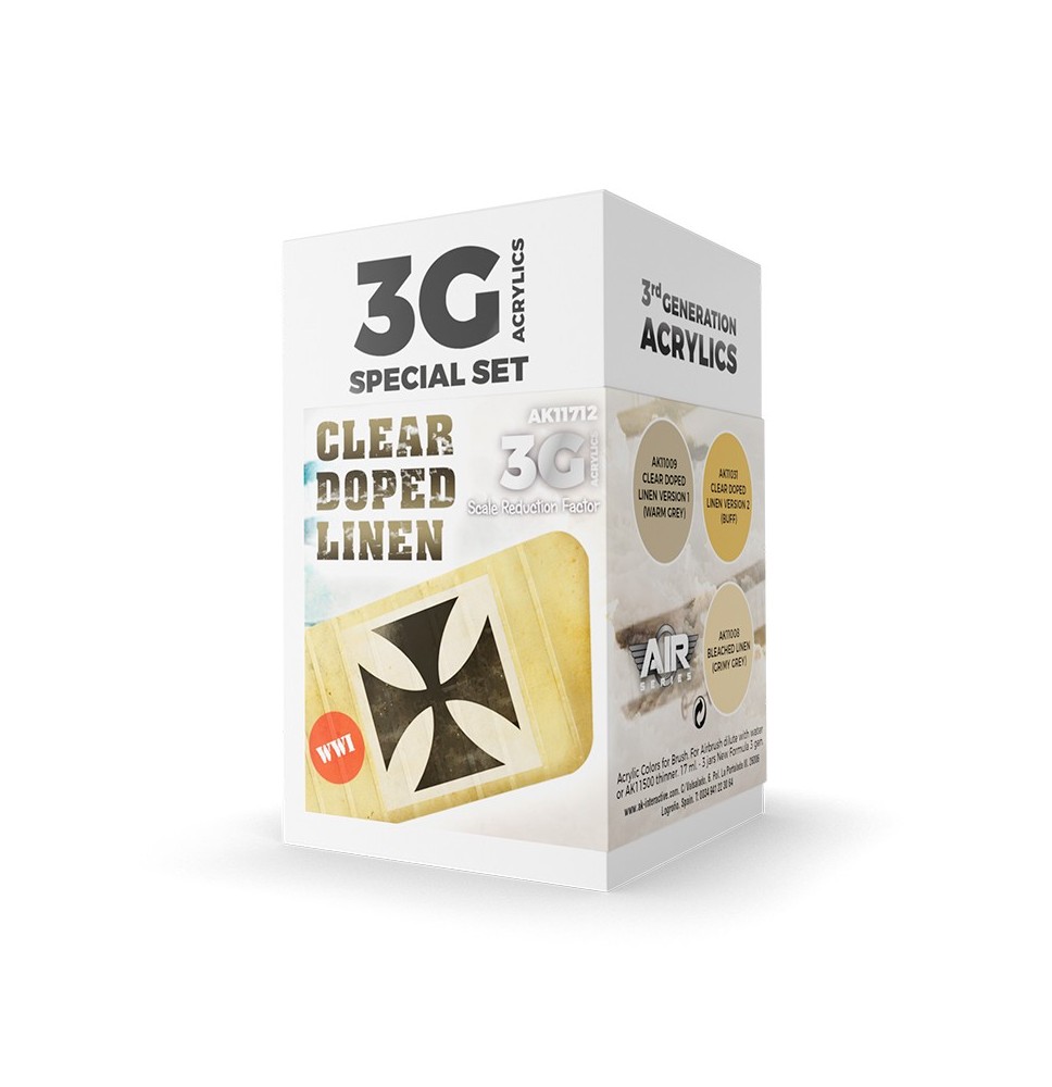 3GEN Clear Doped Linen SET