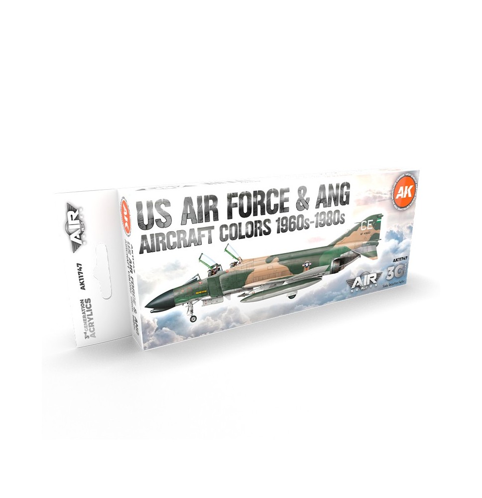 3GEN US Air Force & ANG Aircraft 1960s-1980s SET