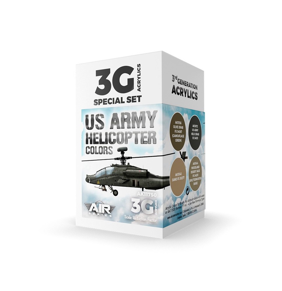 3GEN US Army Helicopter Colors SET