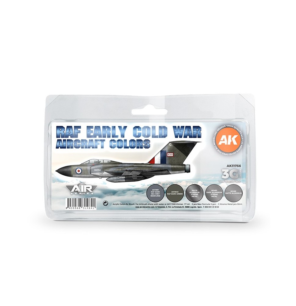 3GEN Early Cold War RAF Aircraft Colors SET