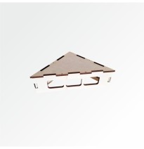 Unterbau-Bausatz für Modelleisenbahn 25x25 cm – Eckmodul 90°