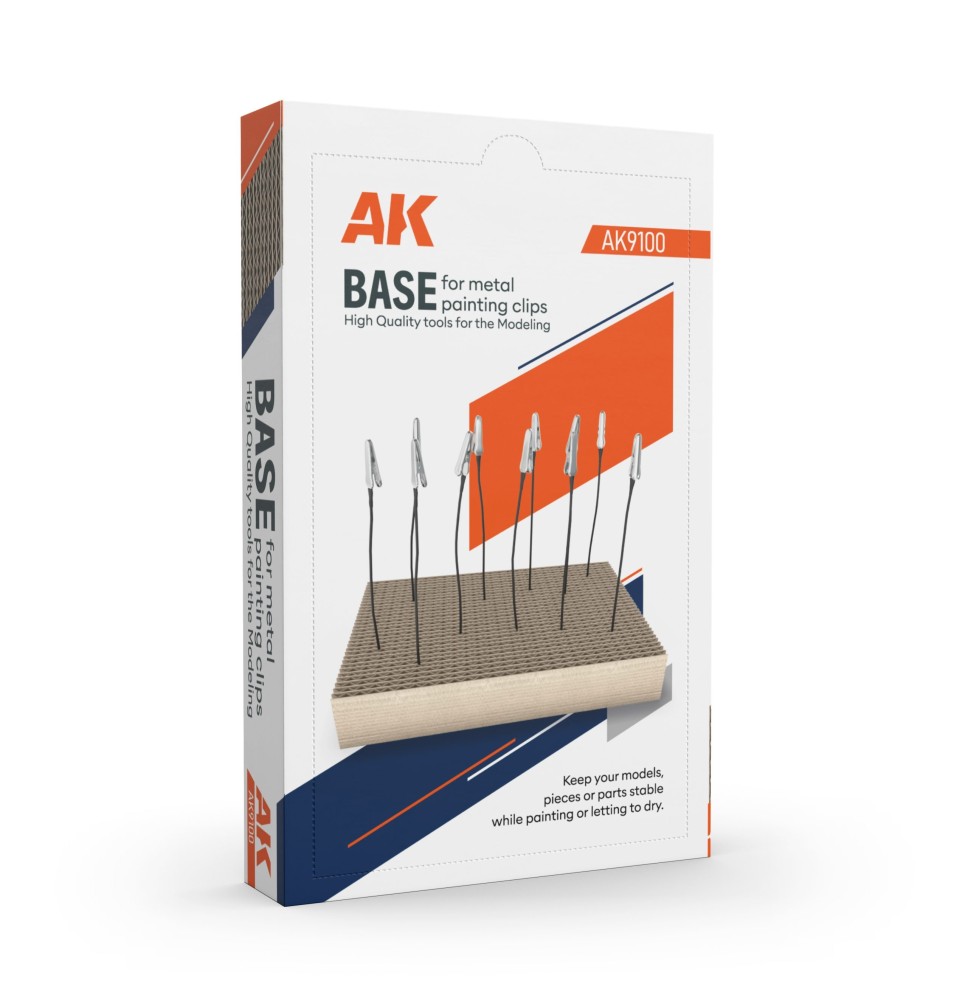 BASE FOR METAL PAINTING CLIPS