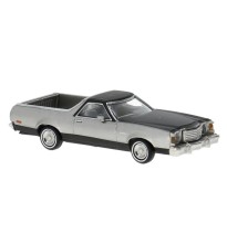 Ford Ranchero 500 in silber