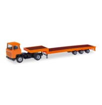 Scania 141 Tieflade-Sz orange