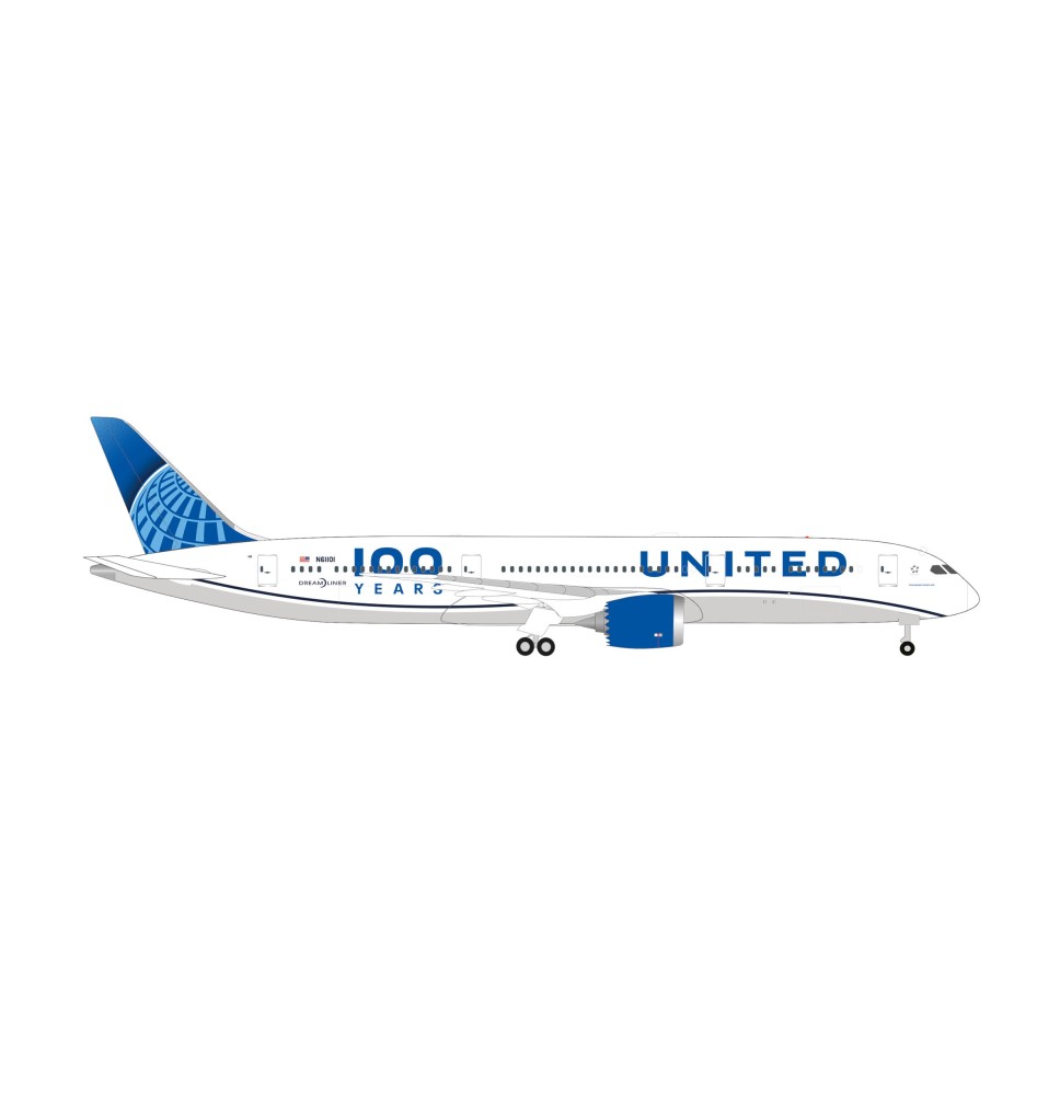 B787-9 United 100 Years