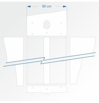 Modul mit Tunnel gerade 90 cm – Endkopfteil E96