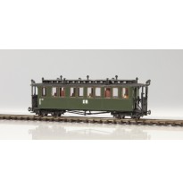 Personenwagen mit Oberlicht u. Blechverkleidung