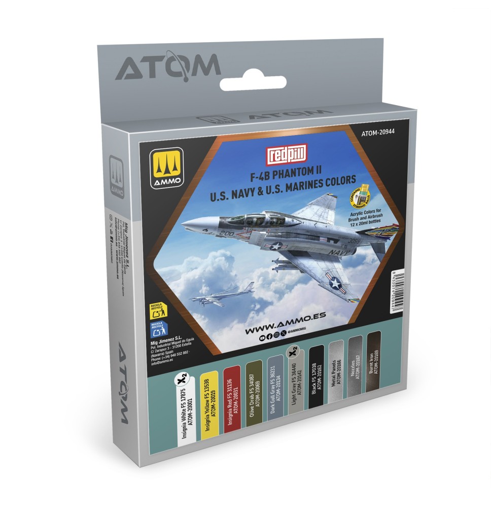 ATOM F-4B Phantom II US Navy & US Marines - REDPILL Set