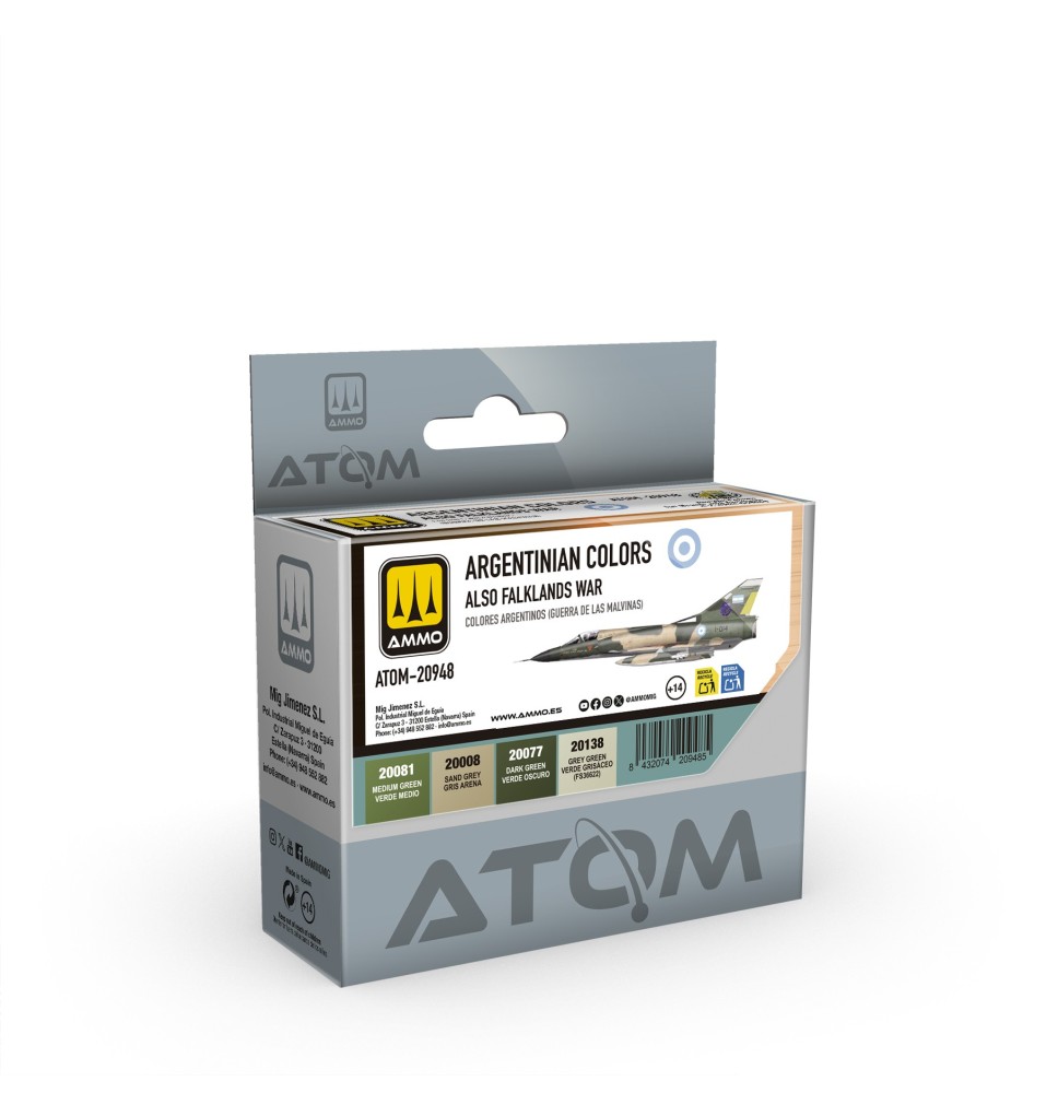 ATOM Argentinian Colors Vol. 1 (also Falklands War) Set