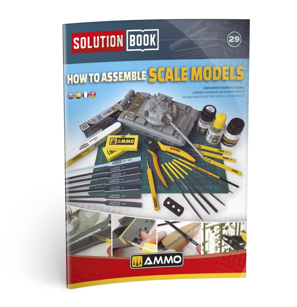 SOLUTION BOOK 29 - BEGINNERS: How to Assemble Scale Models (Multilingual)