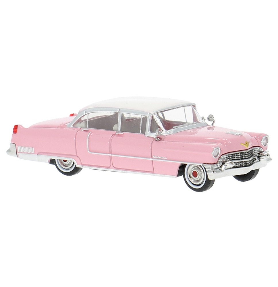 Cadillac Fleetwood 1955 pink/weiß