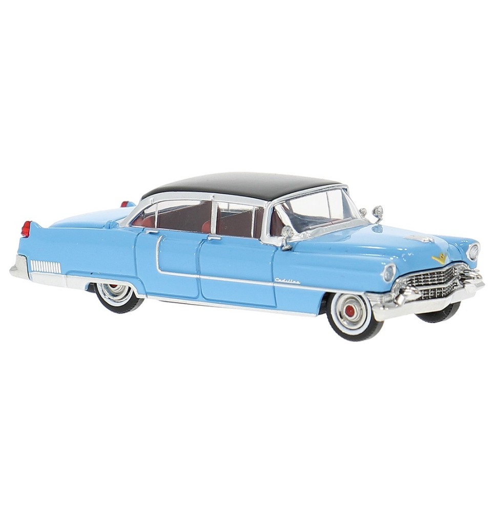 Cadillac Fleetwood 1955 blau/weiß