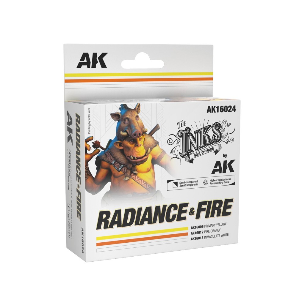 THE INKS - RADIANCE & FIRE COLORS SET