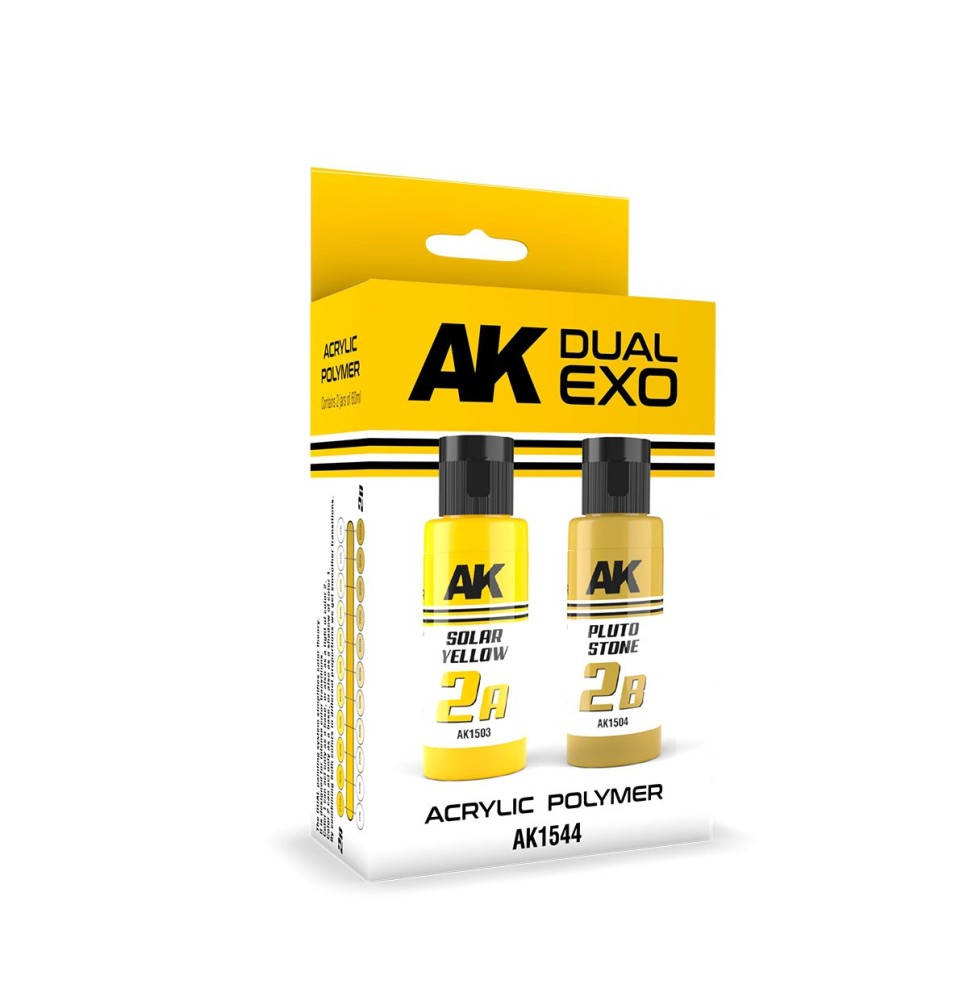 SOLAR YELLOW & PLUTO STONE DUAL EXO Set 2