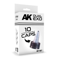 SET BLACK CAPS (24mm diameter)