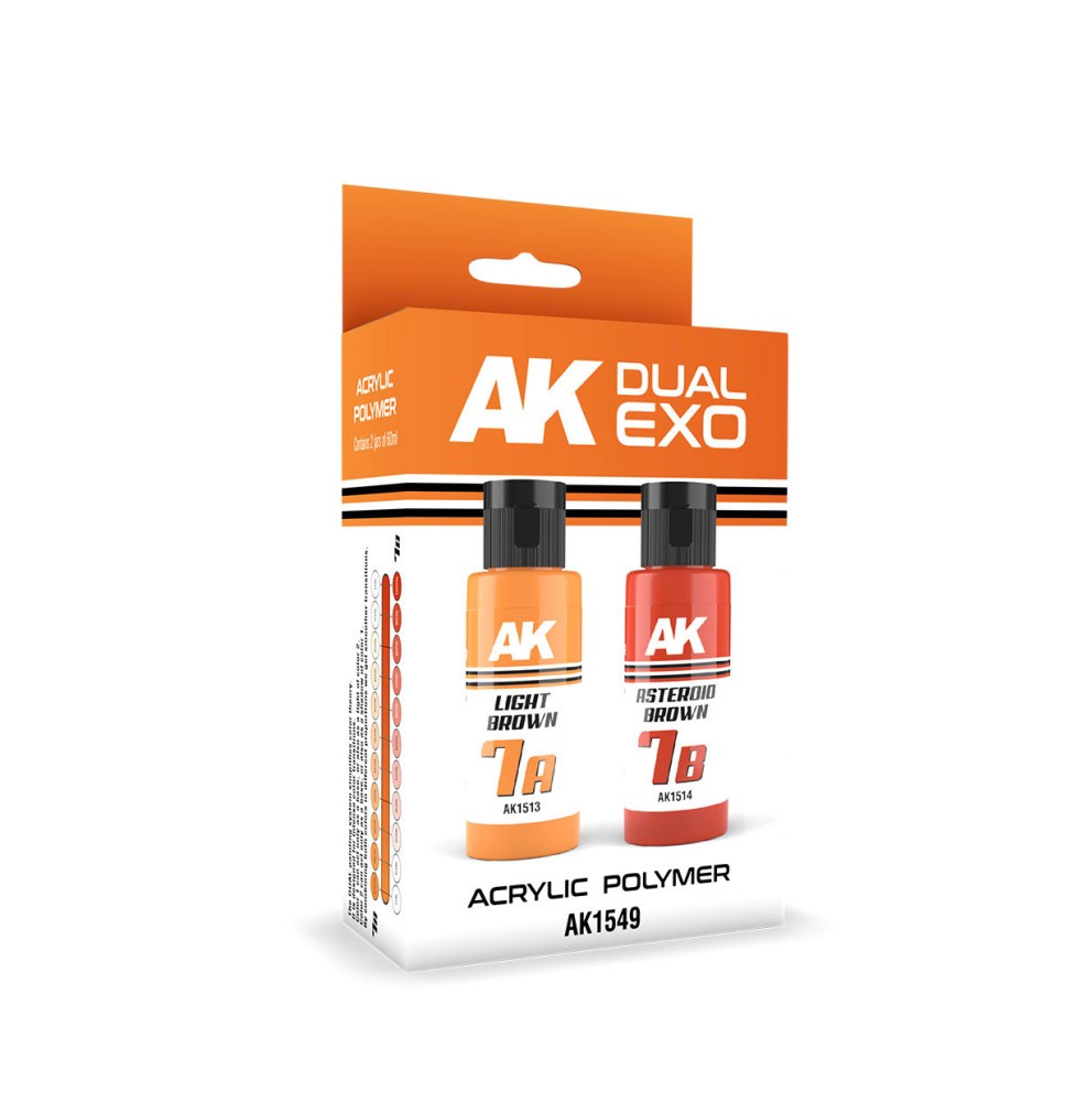 LIGHT BROWN & ASTEROID BROWN DUAL EXO Set 7