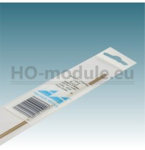 Messing C-Profil 1x2