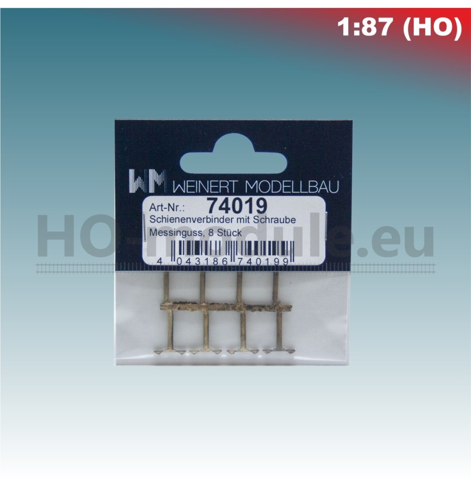 Schienenverbinder mit angegossener Schraube Mein Gleis NEM