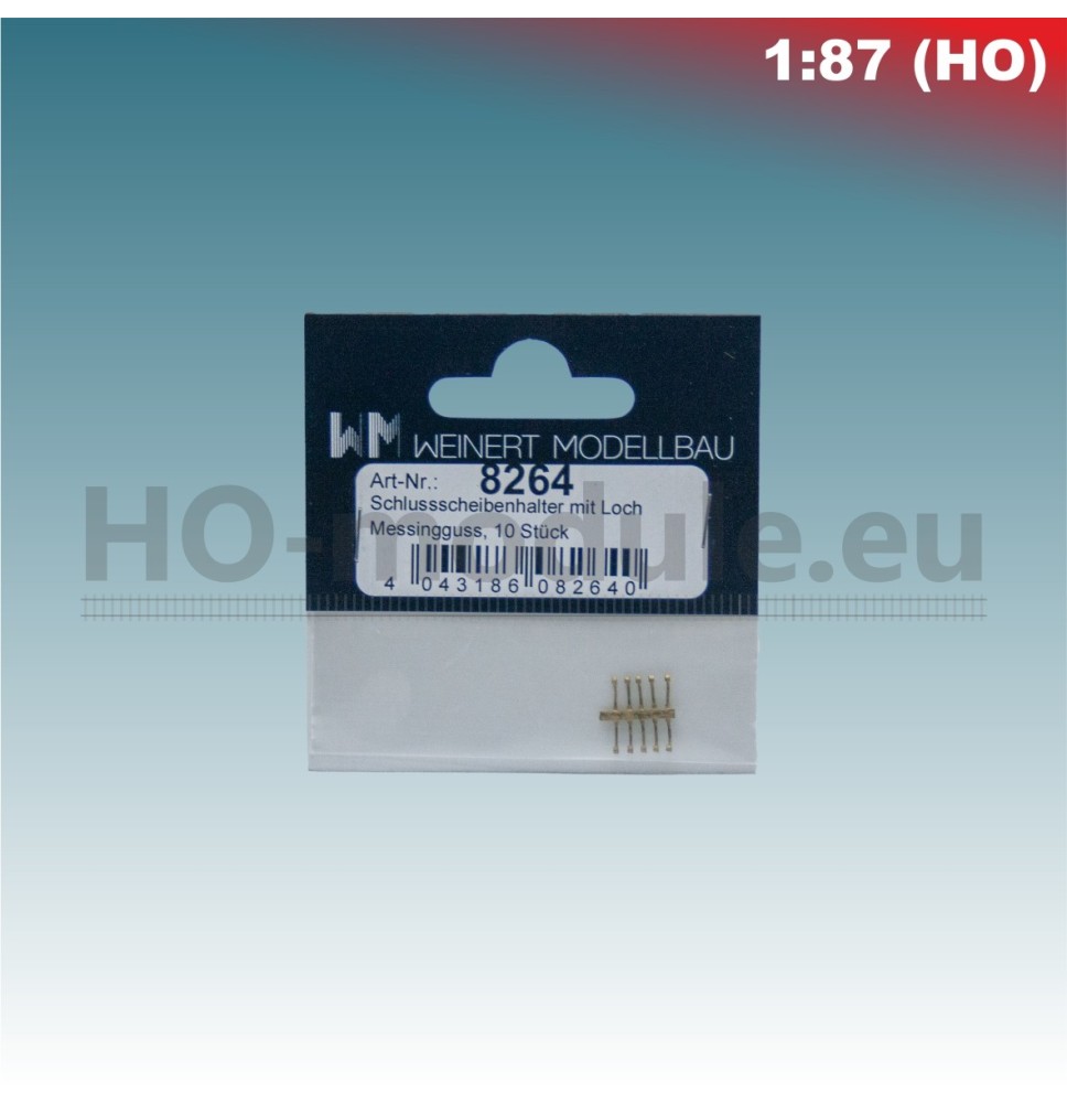 Schlussscheibenhalter mit Loch