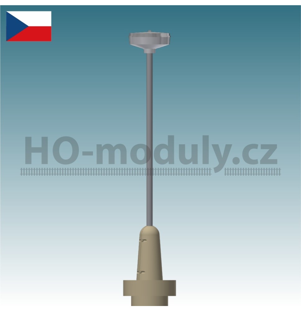 Parklampen I – zylindrisches Plexiglas