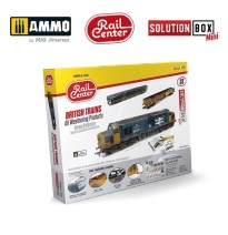 RAIL CENTER SOLUTION BOX MINI 03 – BRITISH TRAINS. All Weathering Products