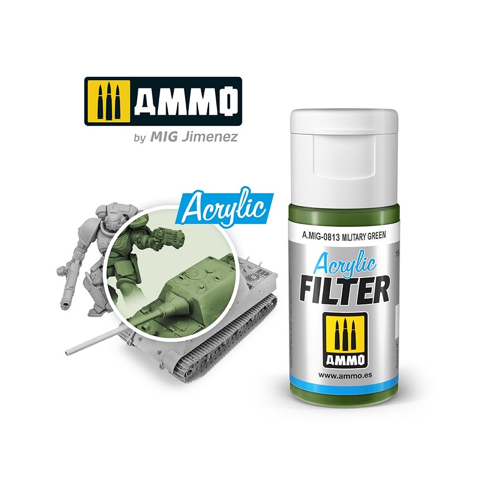 ACRYLIC FILTER Military Green