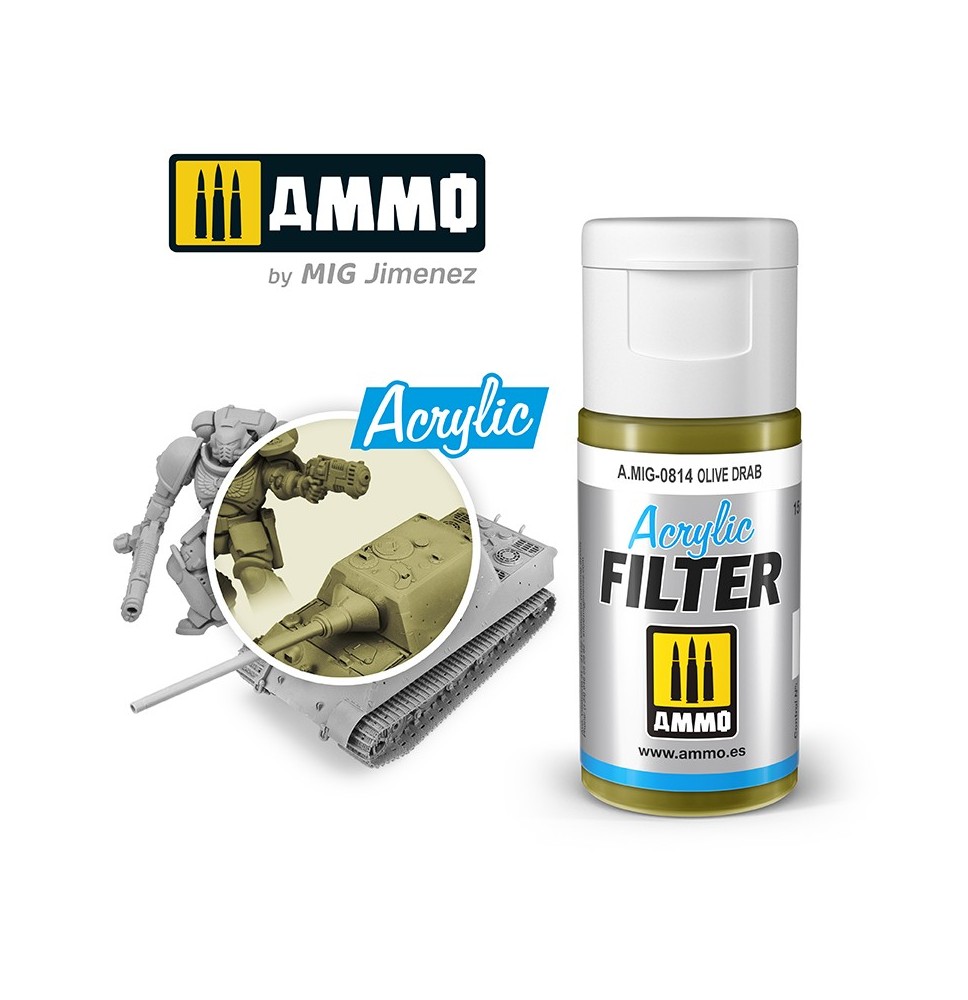 ACRYLIC FILTER Olive Drab