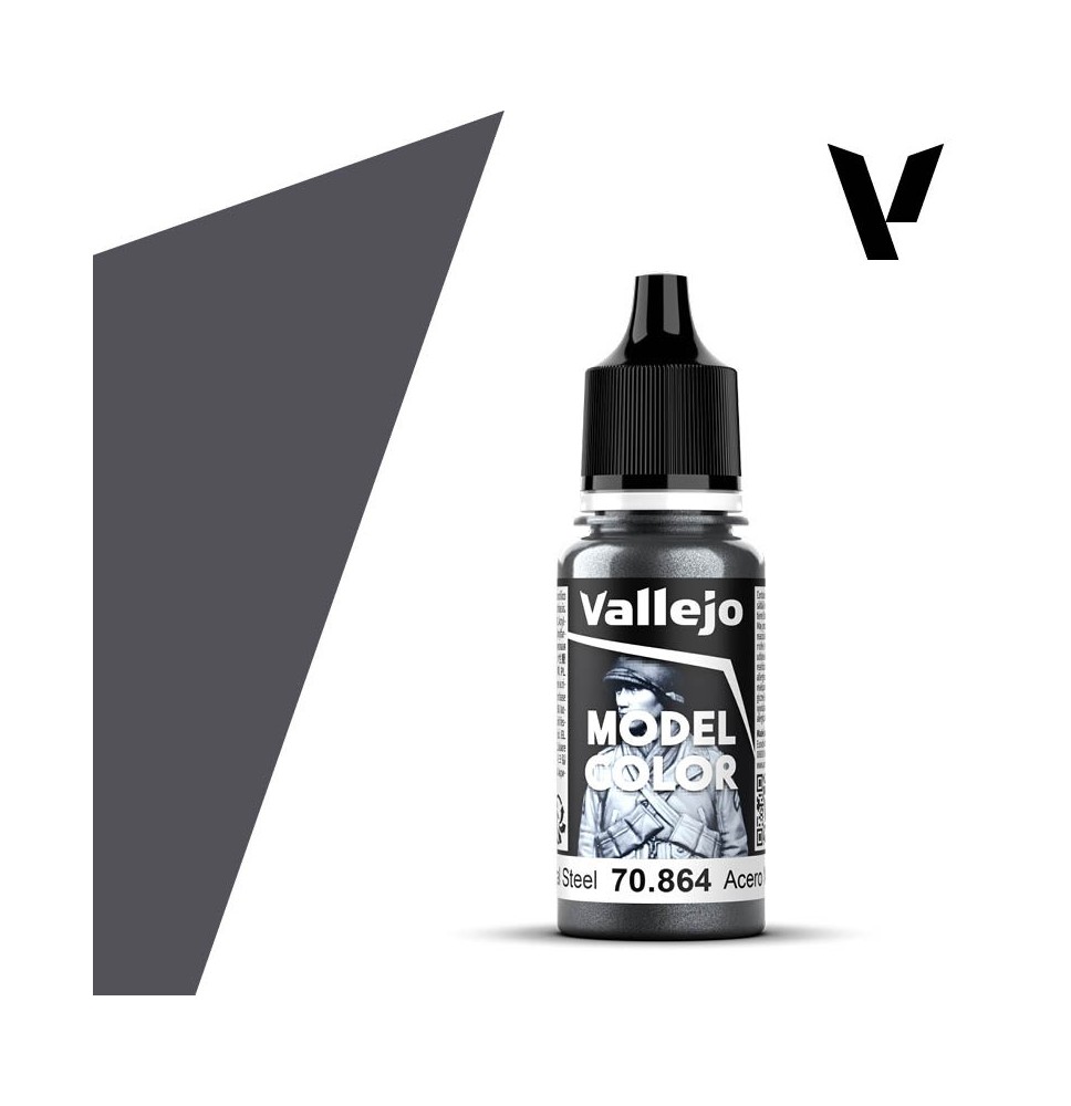 Vallejo Model Color 70864 – Natural Steel