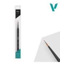 Vallejo Precision Round Synthetic Brush Triangular Handle No. 0