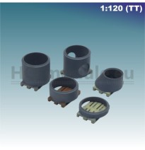 Betonringe palettiert