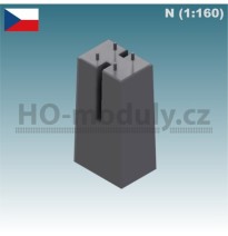 Betonsockel für Lichtsignal