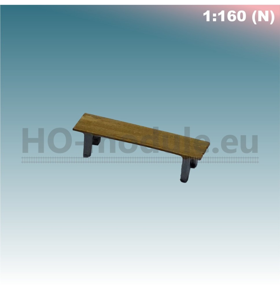 Sitzbank Beton/Holz II