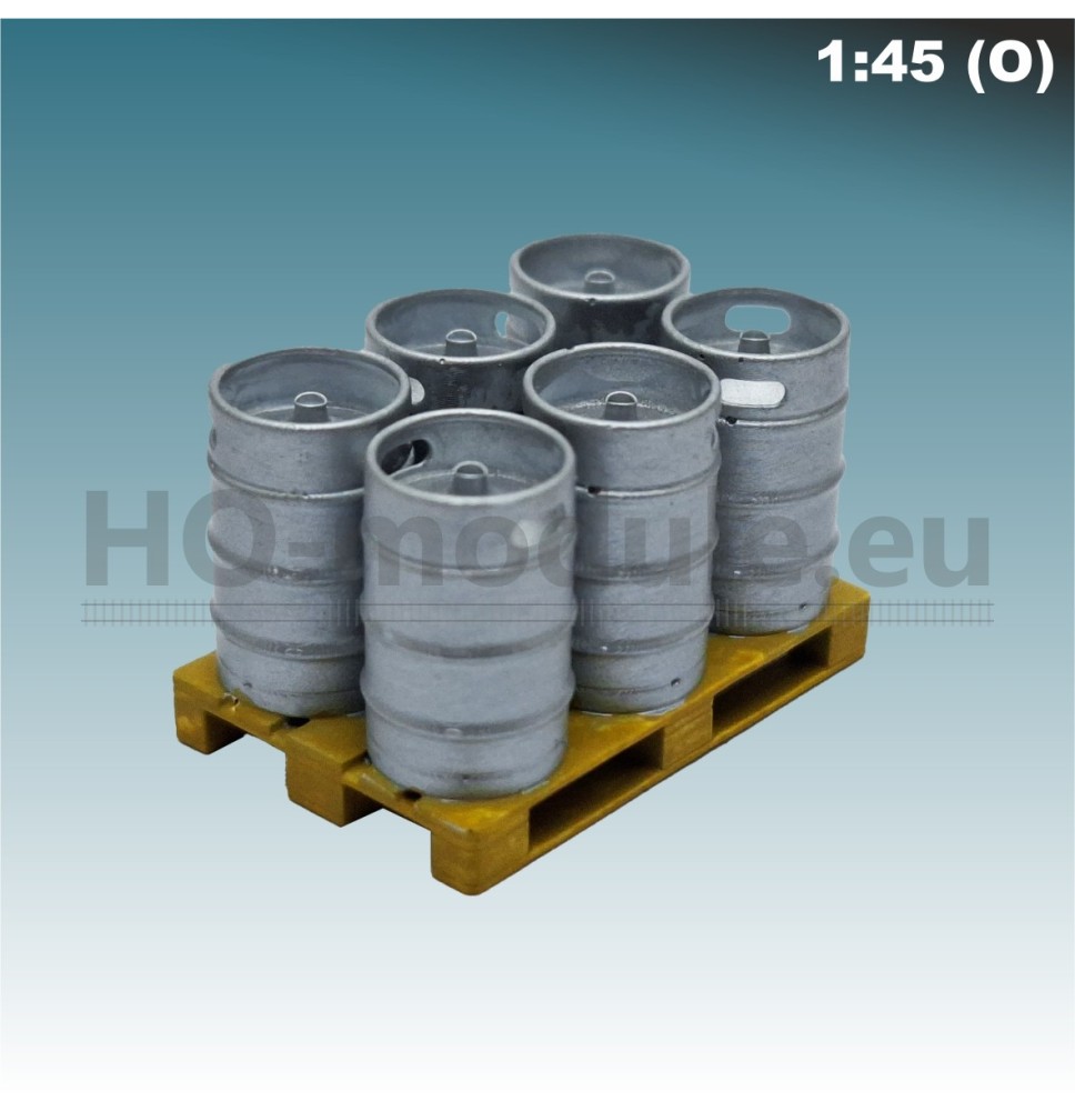 Bierfässer Keg – palettiert